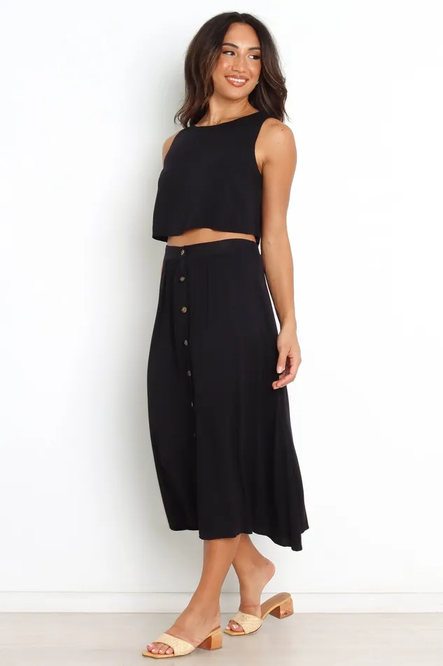 Women petalandpup Ava Skirt 8211 Black Black Skirts