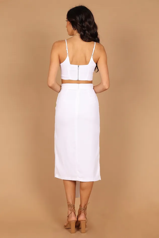 Women petalandpup Zanita Set 8211 White White Skirts