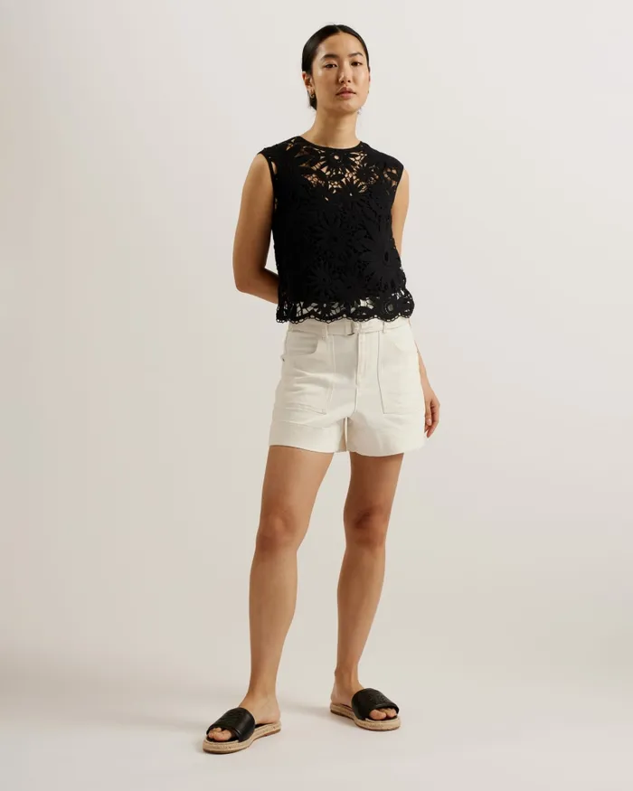Women PORTIYA 8211 Leather Espadrille Flatform Slider Sandals Black Ted Baker Sandals and Sliders Women PORTIYA 8211 Leather Espadrille Flatform Slider Sandals Black Ted Baker Sandals and Sliders