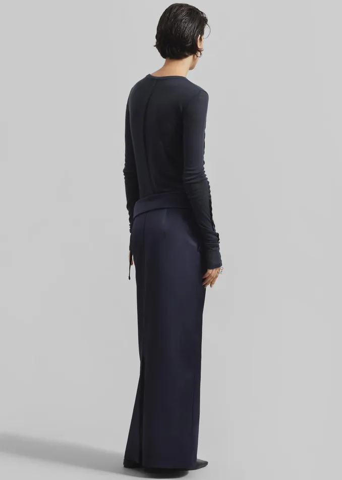 Women Rhone Skirt 8211 Navy The Frankie Shop Bottoms