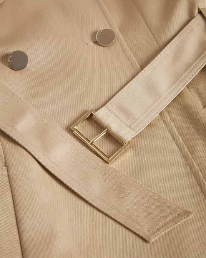Women ROBBII 8211 Lightweight Showerproof Trench Coat Natural Ted Baker Coats and Jackets Women ROBBII 8211 Lightweight Showerproof Trench Coat Natural Ted Baker Coats and Jackets