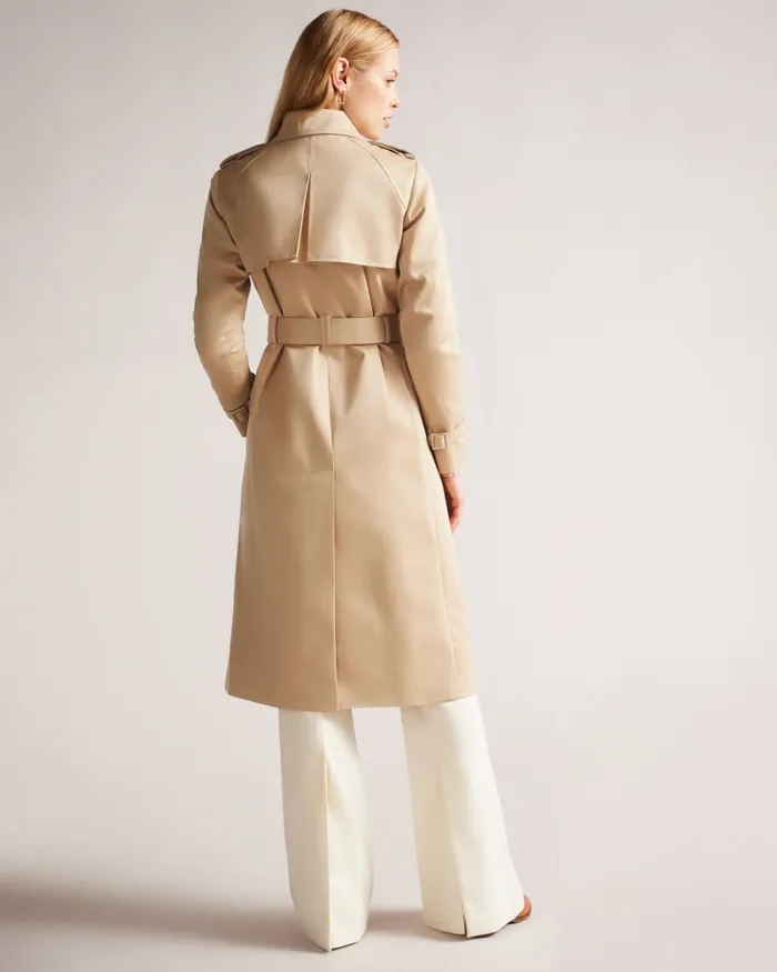 Women ROBBII 8211 Lightweight Showerproof Trench Coat Natural Ted Baker Coats and Jackets Women ROBBII 8211 Lightweight Showerproof Trench Coat Natural Ted Baker Coats and Jackets