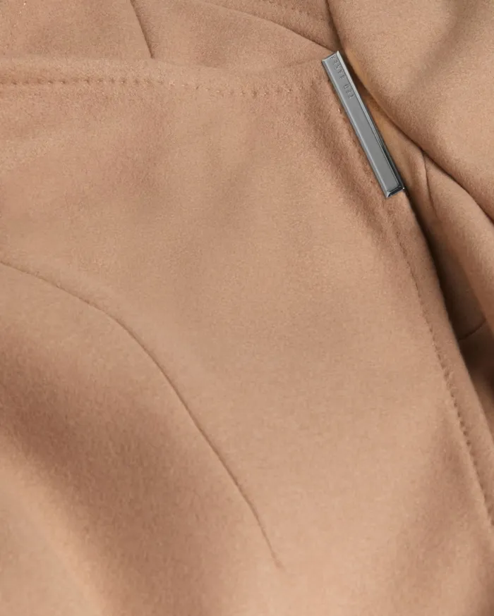 Women ROSELL 8211 Longline Wool Wrap Coat Camel Ted Baker Coats and Jackets Women ROSELL 8211 Longline Wool Wrap Coat Camel Ted Baker Coats and Jackets