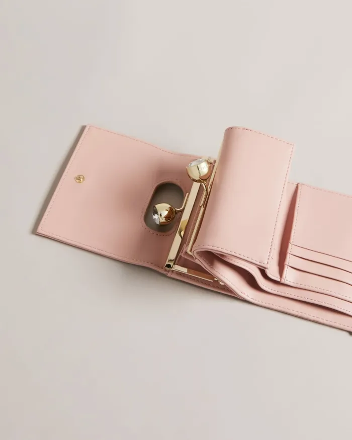 Women ROSIELA 8211 Small Crystal Bobble Leather Purse Pale Pink Ted Baker Purses and Cardholders Women ROSIELA 8211 Small Crystal Bobble Leather Purse Pale Pink Ted Baker Purses and Cardholders