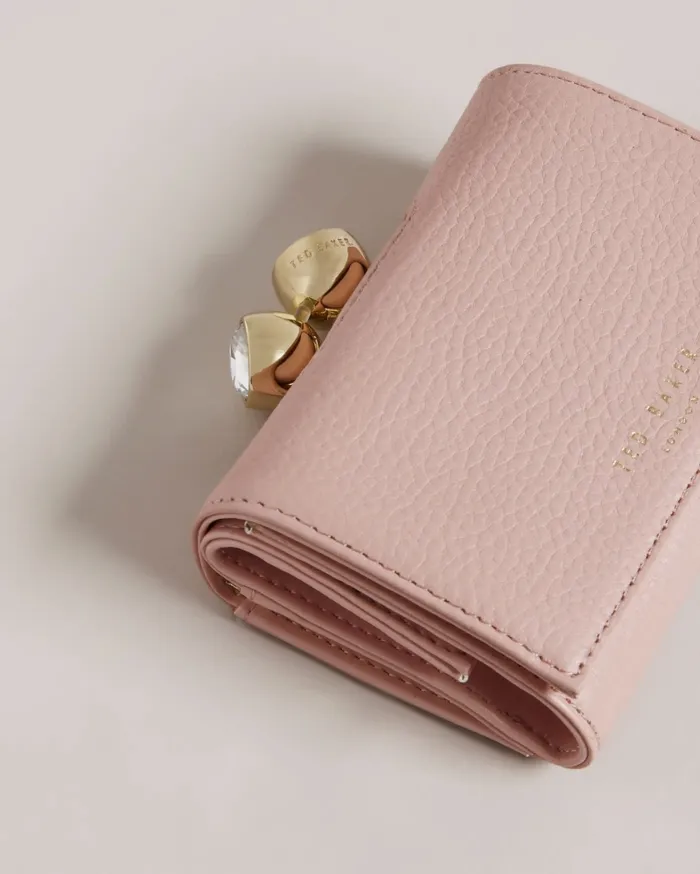 Women ROSIELA 8211 Small Crystal Bobble Leather Purse Pale Pink Ted Baker Purses and Cardholders Women ROSIELA 8211 Small Crystal Bobble Leather Purse Pale Pink Ted Baker Purses and Cardholders