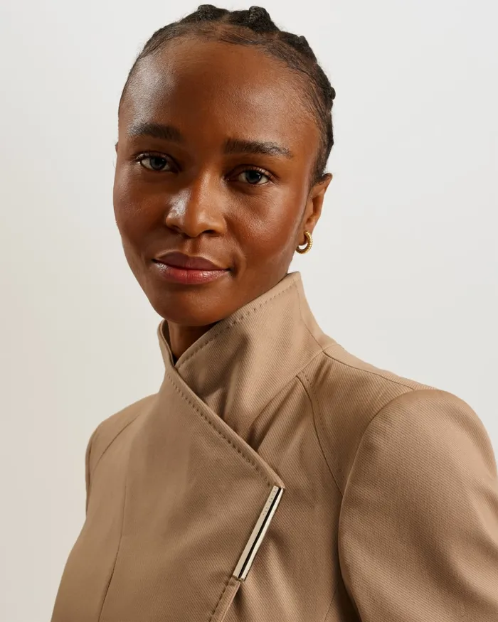 Women ROSINA 8211 Midi Length Wrap Trench Coat Browntan Ted Baker Coats and Jackets Women ROSINA 8211 Midi Length Wrap Trench Coat Browntan Ted Baker Coats and Jackets