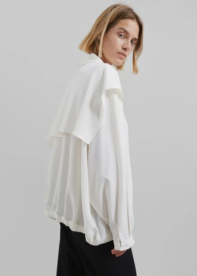Women Ruma Blouse 8211 Off White The Frankie Shop Tops