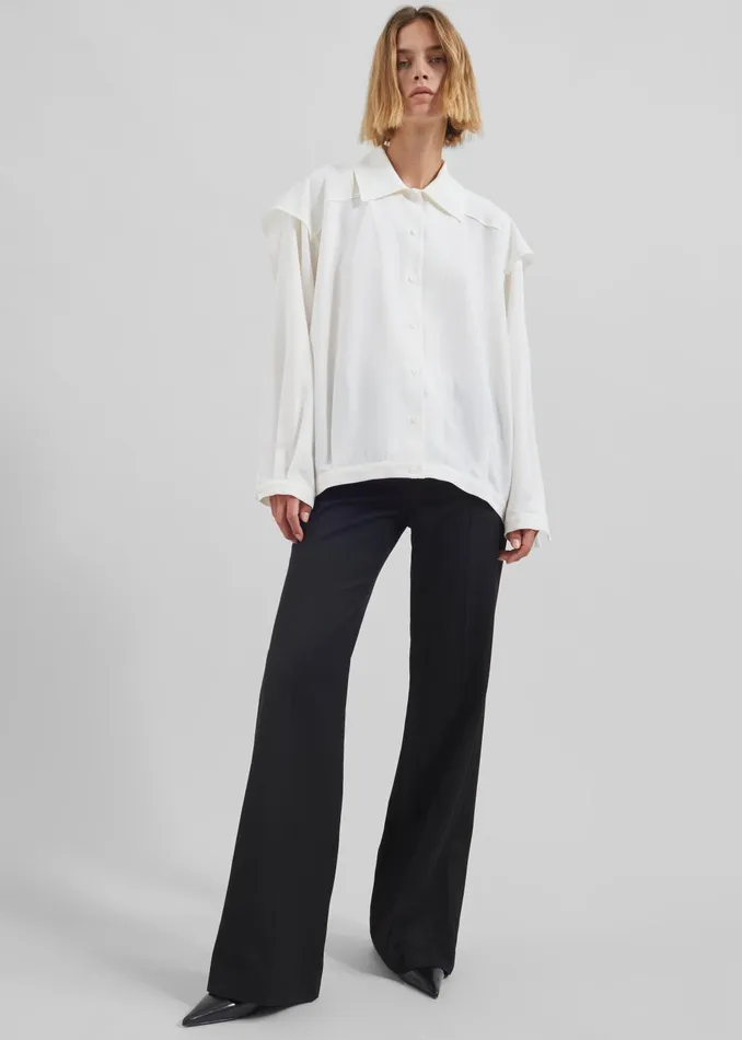 Women Ruma Blouse 8211 Off White The Frankie Shop Tops