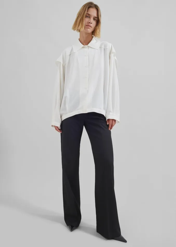 Women Ruma Blouse 8211 Off White The Frankie Shop Tops