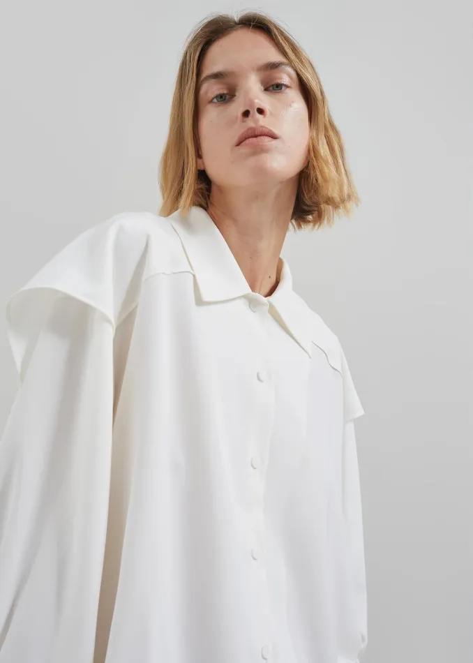 Women Ruma Blouse 8211 Off White The Frankie Shop Tops