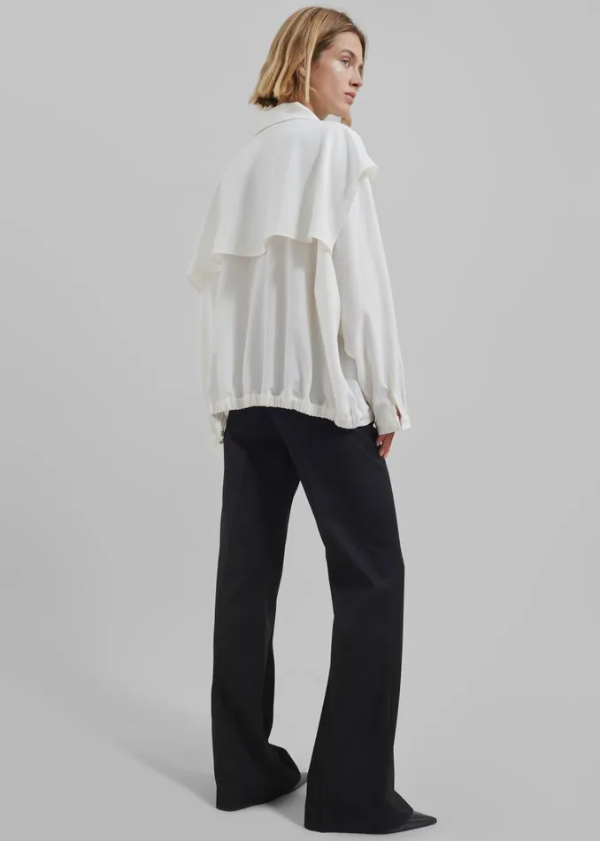 Women Ruma Blouse 8211 Off White The Frankie Shop Tops