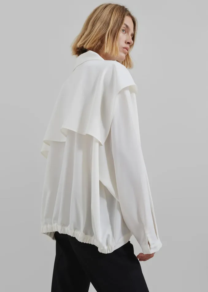 Women Ruma Blouse 8211 Off White The Frankie Shop Tops