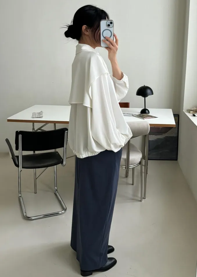 Women Ruma Blouse 8211 Off White The Frankie Shop Tops