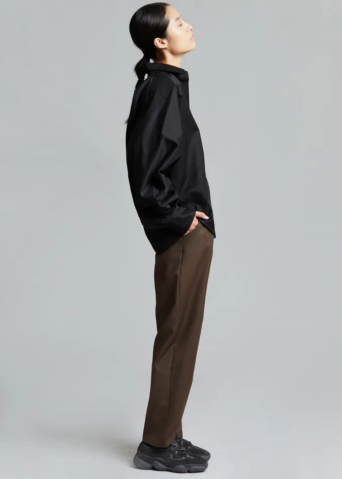 Women Sabi Blouse 8211 Black The Frankie Shop Tops