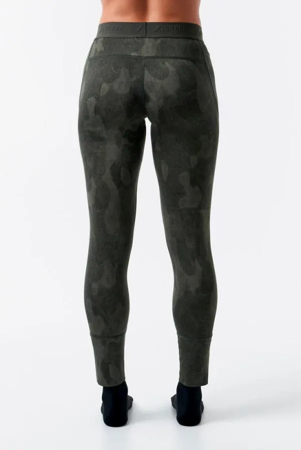 Women Sage Light Base Layer PantPrint Bark Camo Orage Base Layers