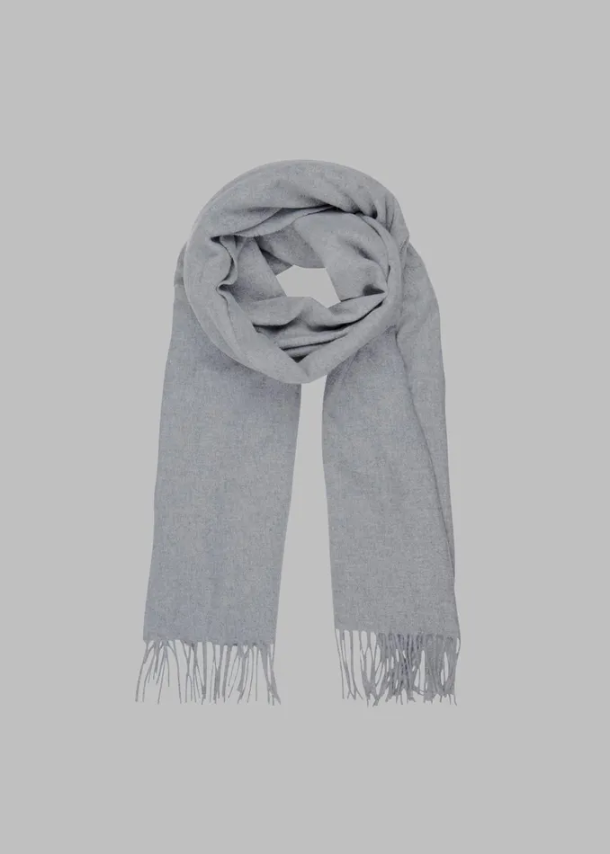 Women Samse Samse Accola Maxi Scarf 8211 Grey Melange The Frankie Shop