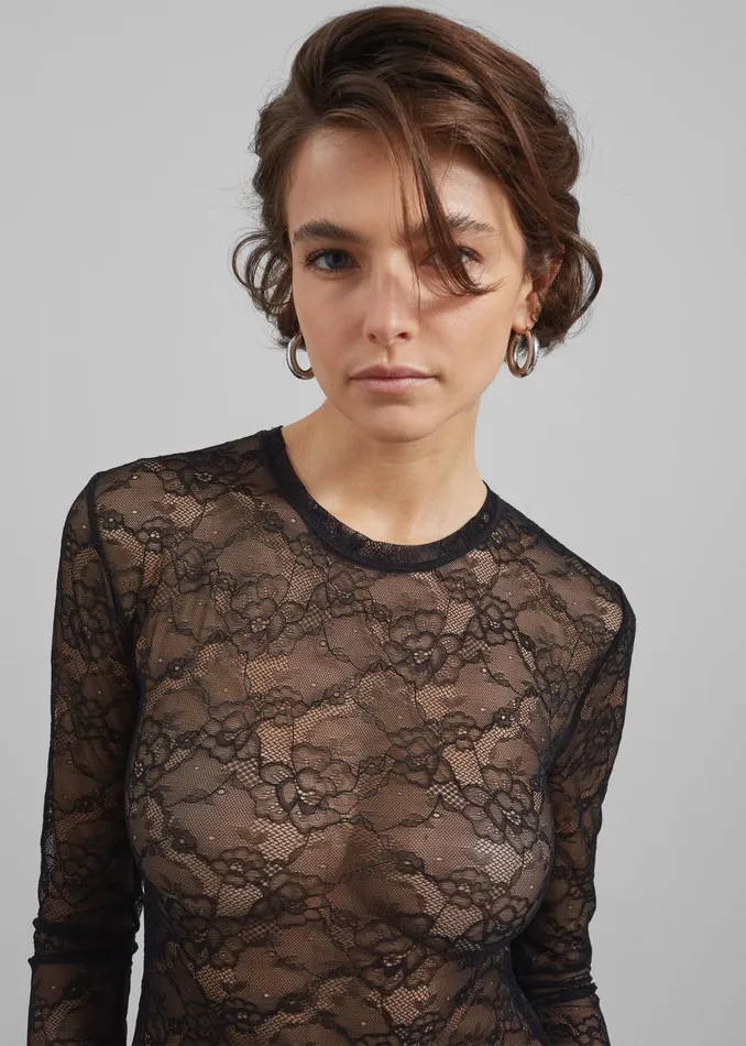 Women Samse Samse Sahazel Ls Body 8211 Black The Frankie Shop Tops