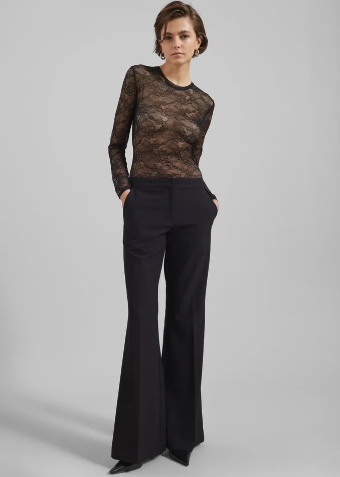 Women Samse Samse Sahazel Ls Body 8211 Black The Frankie Shop Tops