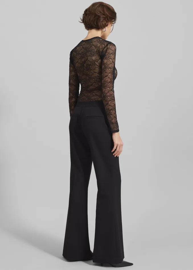 Women Samse Samse Sahazel Ls Body 8211 Black The Frankie Shop Tops