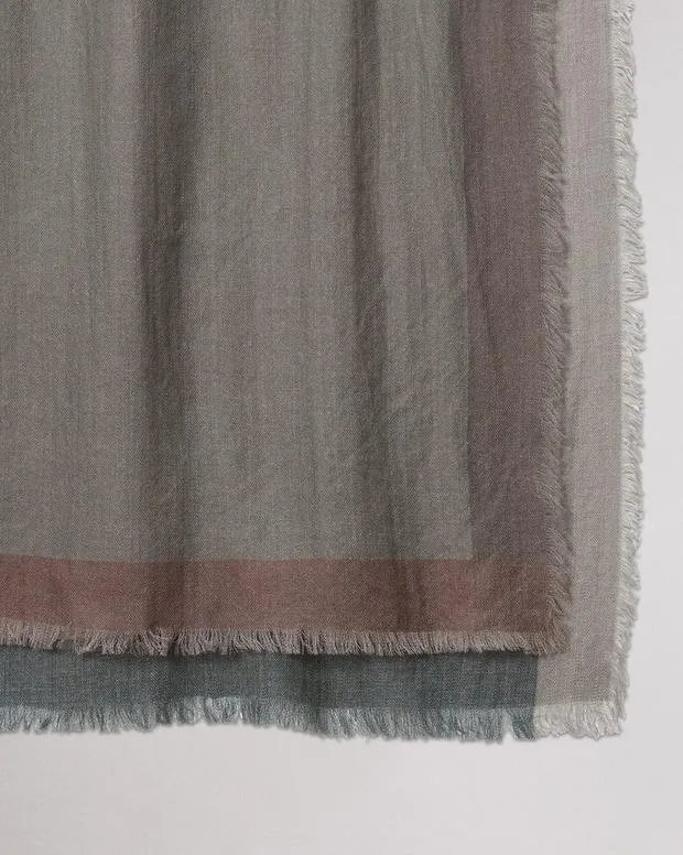 Women Scarves and Ponchos Rag and Bone Astrid Wool Scarf Mid Grey