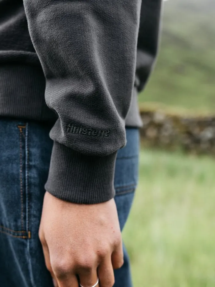 Women Serpentine Sweatshirt Raven Black Finisterre Sweatshirts