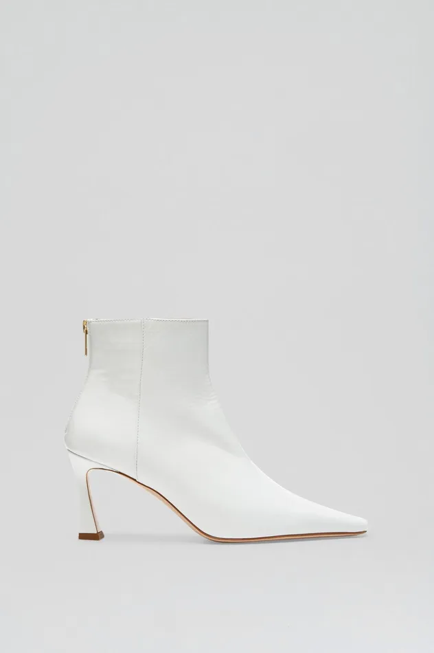 Women Shoes Scanlan Theodore CRINKLE LEATHER ANKLE BOOT 75 WHITE Women Shoes Scanlan Theodore CRINKLE LEATHER ANKLE BOOT 75 WHITE