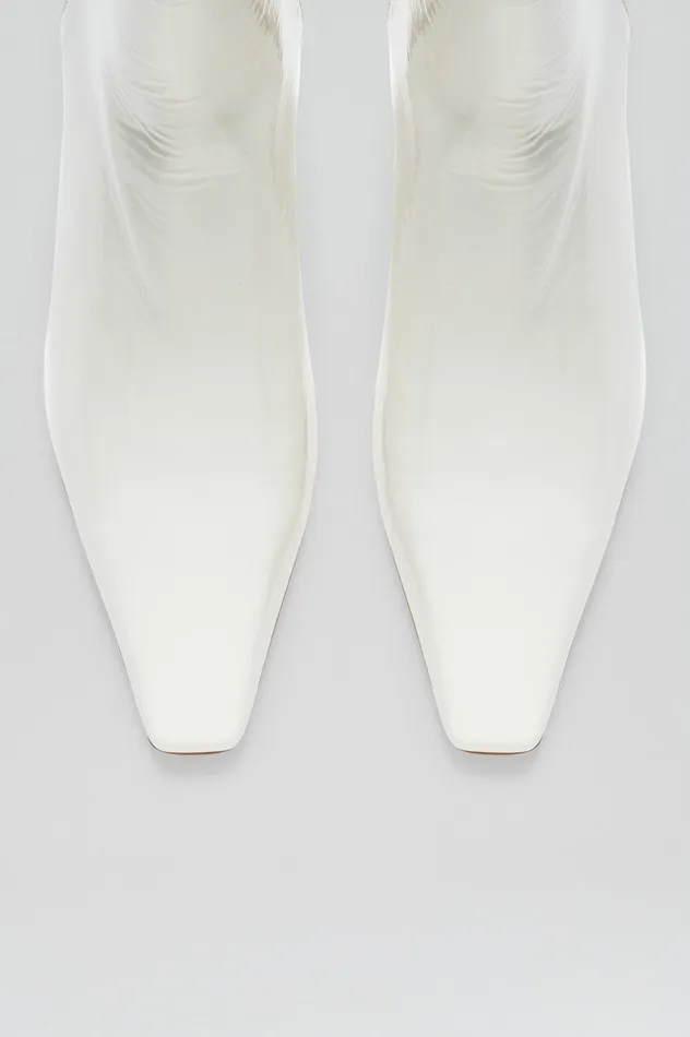 Women Shoes Scanlan Theodore CRINKLE LEATHER ANKLE BOOT 75 WHITE Women Shoes Scanlan Theodore CRINKLE LEATHER ANKLE BOOT 75 WHITE