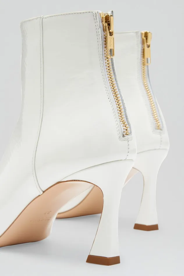 Women Shoes Scanlan Theodore CRINKLE LEATHER ANKLE BOOT 75 WHITE Women Shoes Scanlan Theodore CRINKLE LEATHER ANKLE BOOT 75 WHITE