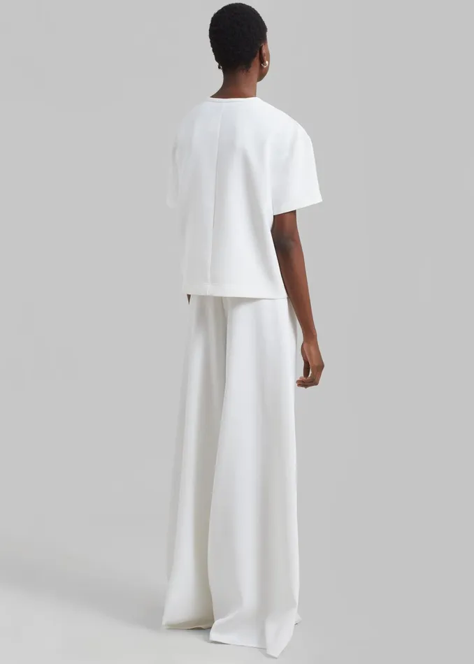Women Sierra Tee 8211 White The Frankie Shop Tops