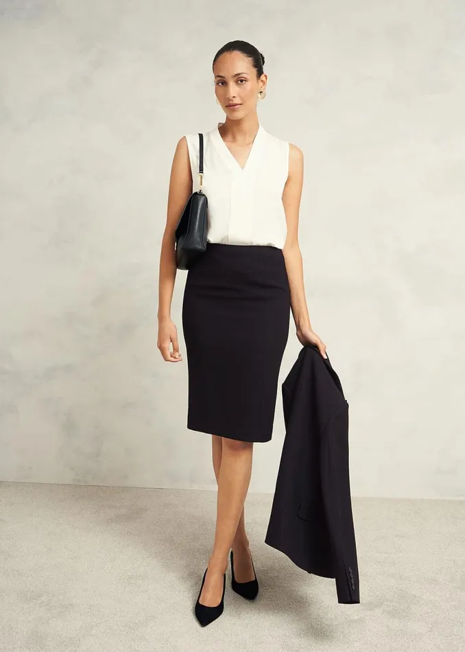 Women Skirts Hobbs Mia Skirt Black