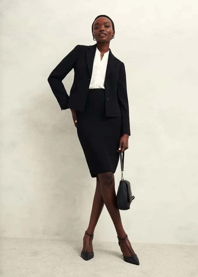 Women Skirts Hobbs Petite Maya Skirt Black
