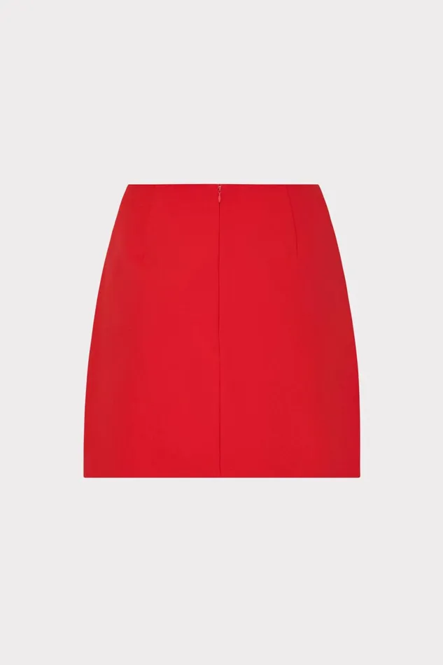 Women Skirts Milly Lizzy Cady Mini Skirt Red