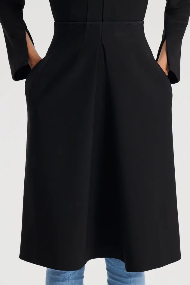 Women Skirts Scanlan Theodore MILANO PLEAT SKIRT BLACK Women Skirts Scanlan Theodore MILANO PLEAT SKIRT BLACK
