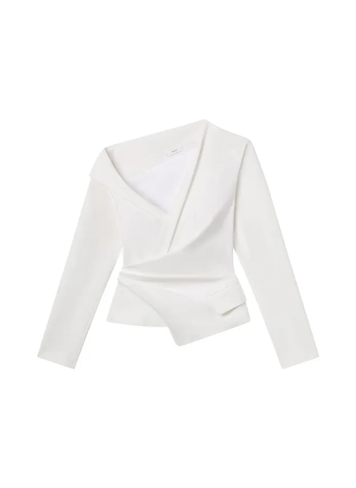 Women Skyla Asymmetric Top Daikon ALC Tops