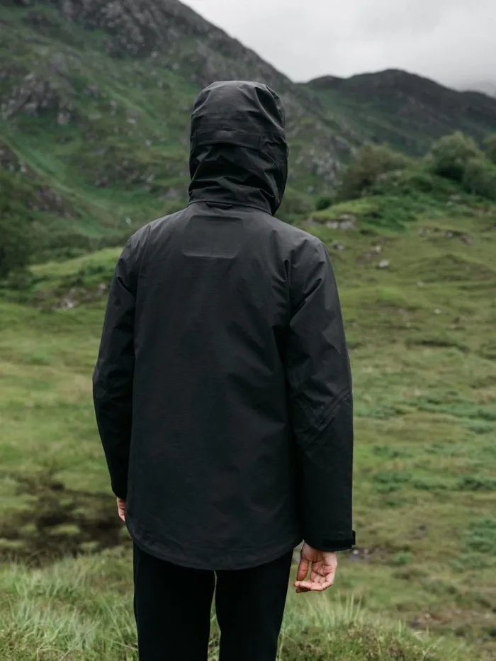 Women Stormbird Waterproof Jacket Black Finisterre Jackets Coats and Gilets