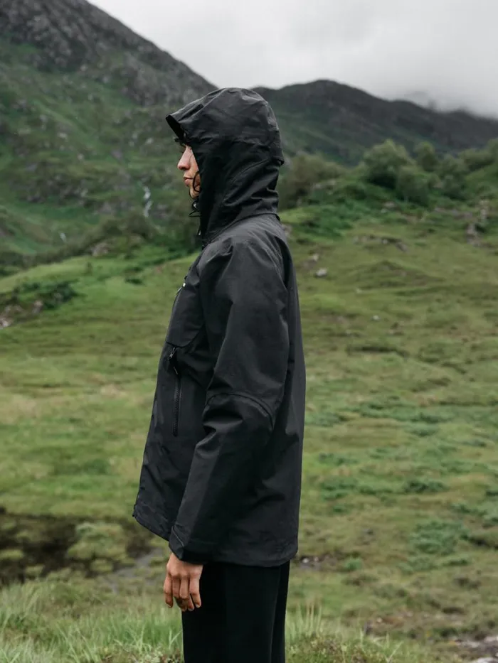 Women Stormbird Waterproof Jacket Black Finisterre Jackets Coats and Gilets