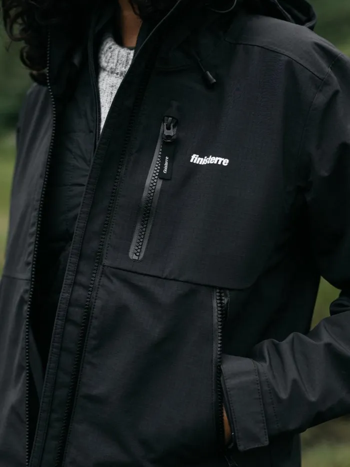 Women Stormbird Waterproof Jacket Black Finisterre Jackets Coats and Gilets