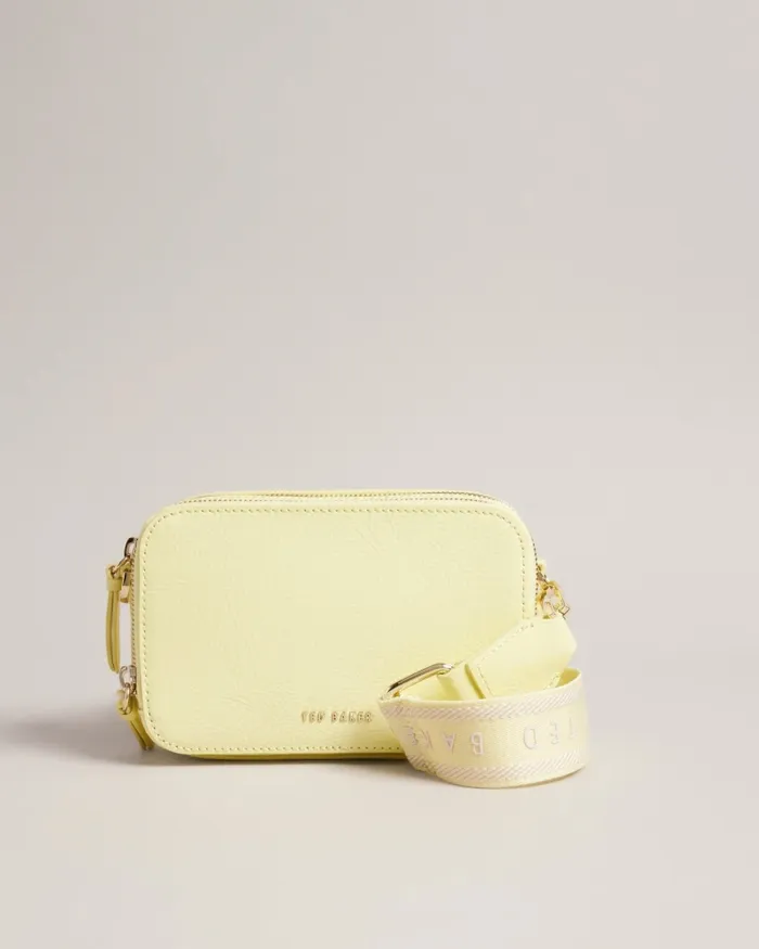 Women STUNNIE 8211 Webbing Mini Camera Bag Light Yellow Ted Baker Crossbody Bags