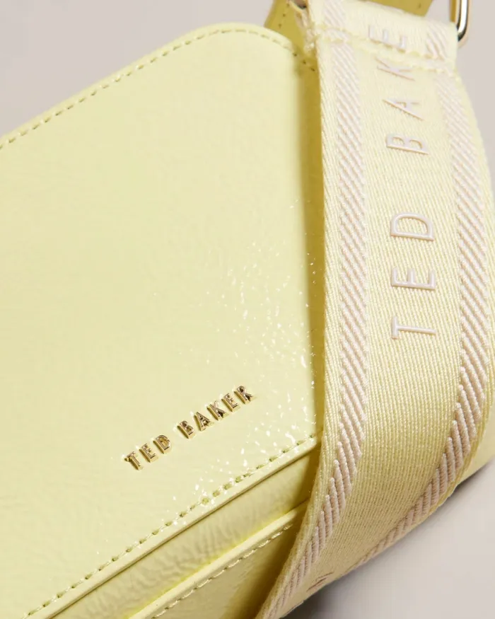 Women STUNNIE 8211 Webbing Mini Camera Bag Light Yellow Ted Baker Crossbody Bags