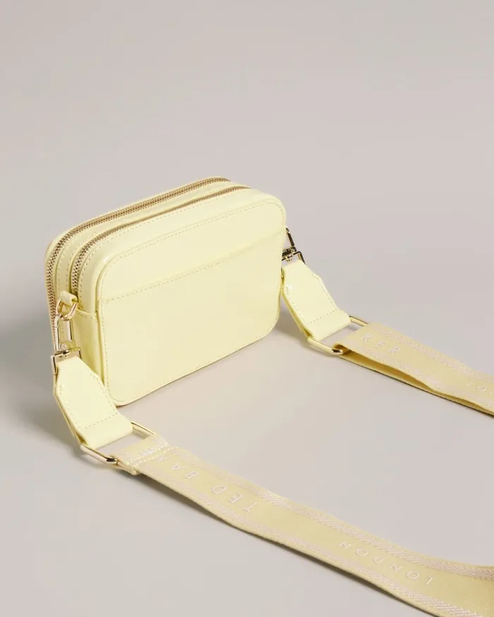 Women STUNNIE 8211 Webbing Mini Camera Bag Light Yellow Ted Baker Crossbody Bags