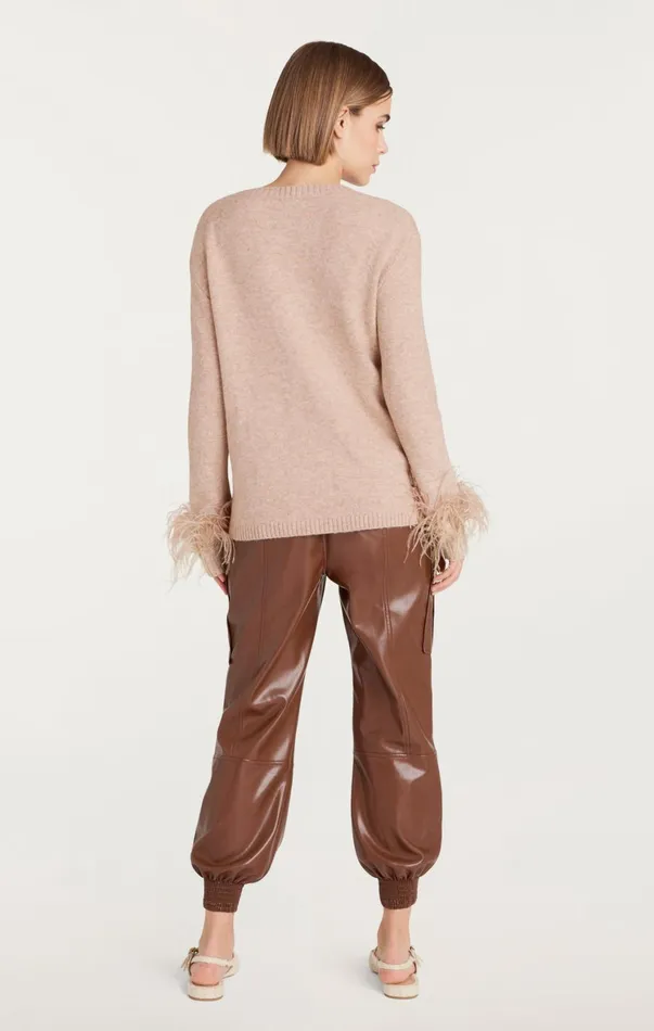 Women Sweaters and Knits Cinq Sept Dreama Marnie Cardigan Oatmeal Multi
