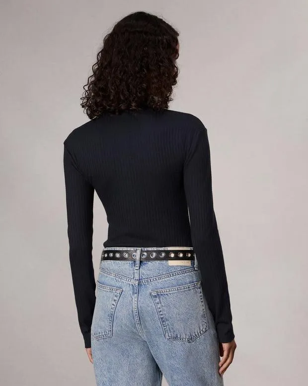 Women Sweaters and Sweatshirts Rag and Bone The Knit Rib Polo Shirt Salute Women Sweaters and Sweatshirts Rag and Bone The Knit Rib Polo Shirt Salute