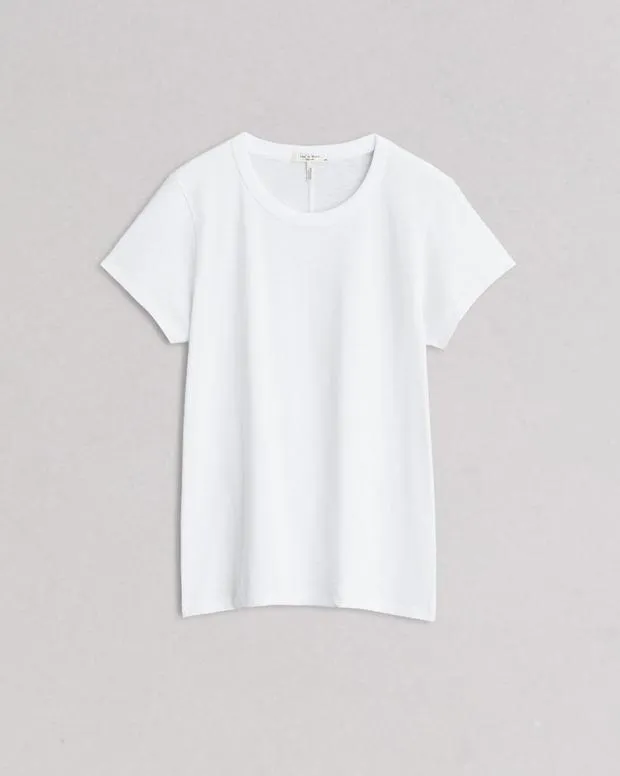 Women TShirts Rag and Bone The Slub Tee Bright White