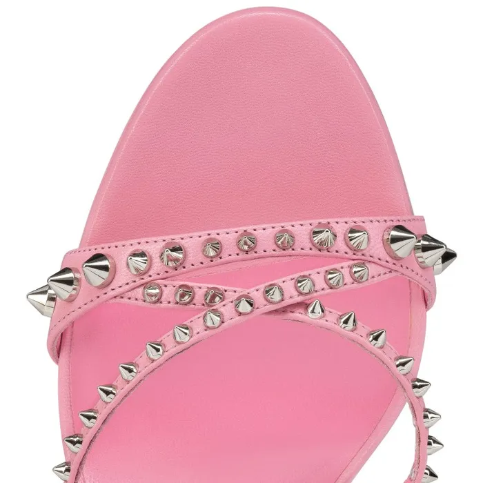 Women Tatoosh Spikes 85 Mm Mules 8211 Kid Leather And Spikes 8211 Calipso Christian Louboutin Sandals and Slides