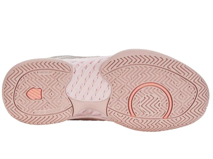 Women Tennis KSwiss HYPERCOURT EXPRESS 2WIDE Almost Mauvesepia Rosepale Neon Coral