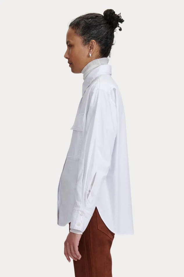 Women Tops Rachel Comey Bispo Shirt White Women Tops Rachel Comey Bispo Shirt White