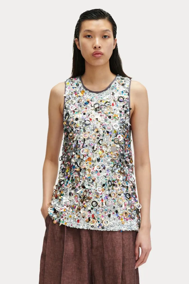 Women Tops Rachel Comey Cassio Top Silver