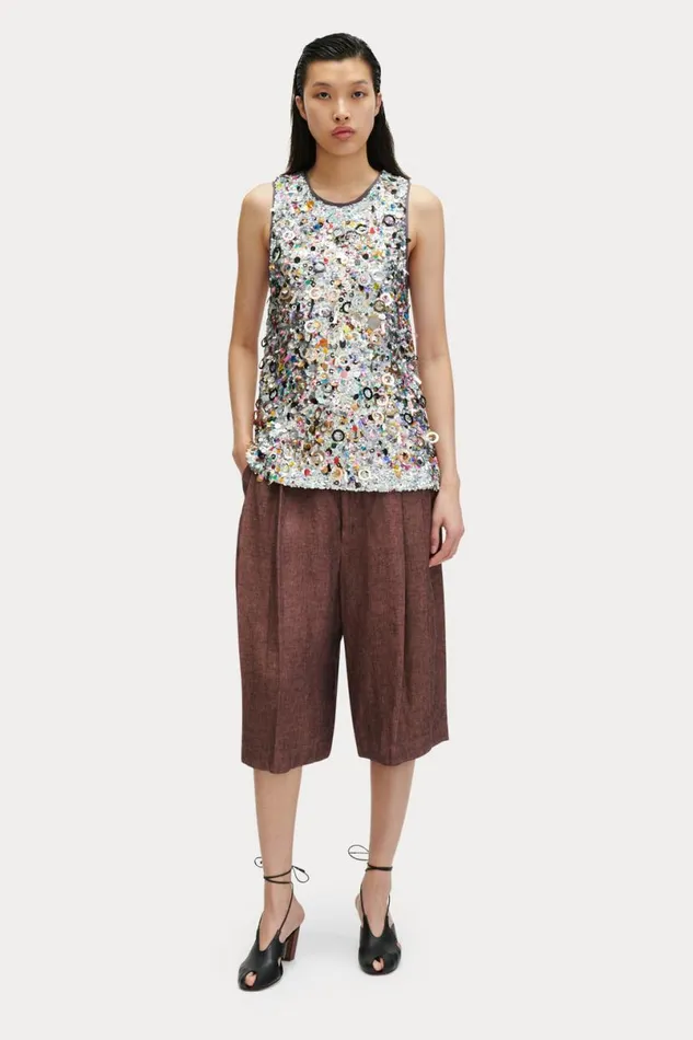 Women Tops Rachel Comey Cassio Top Silver