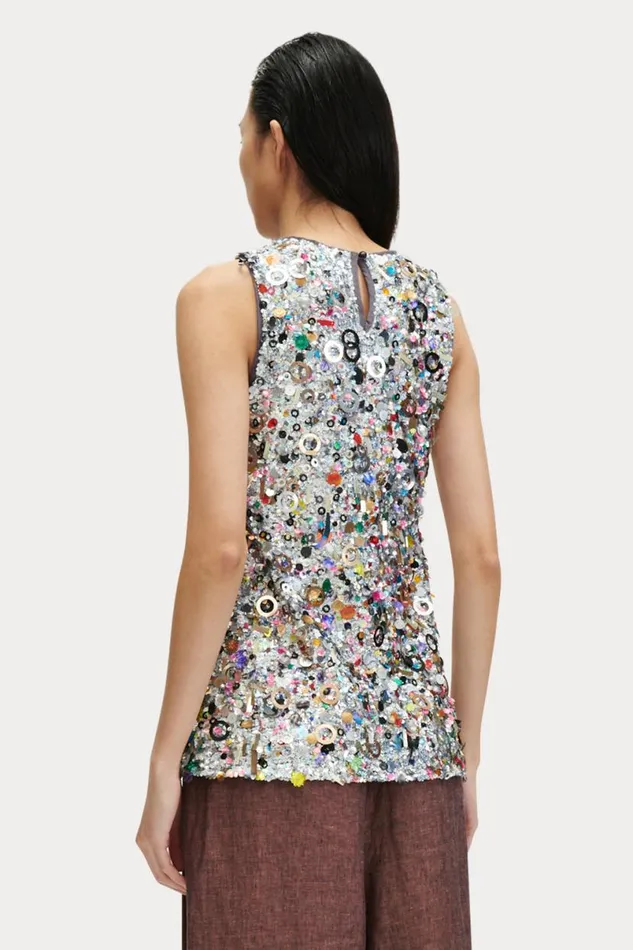 Women Tops Rachel Comey Cassio Top Silver