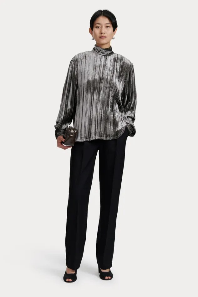Women Tops Rachel Comey Prina Top Gunmetal